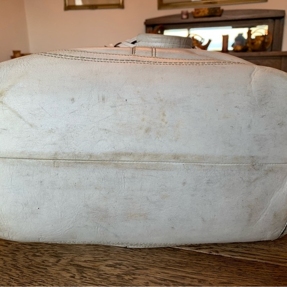 Coach Soho XL Braided Handle Tote 10050 Parchment - Picture 10 of 16